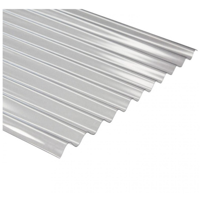 Chapa traslúcida acanalada transparente 3.66 mts